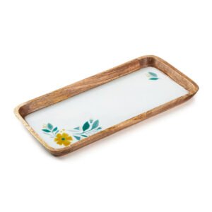 Rectangular aluminium tray
